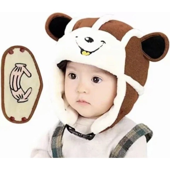 Winter Warm Hat and Face Cover for Baby Toddler - NEW - Picture 2 of 5